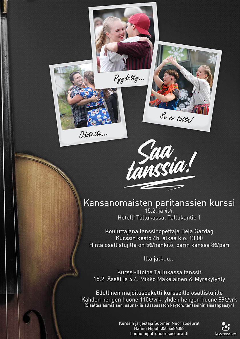 Paritanssikurssi mainos
